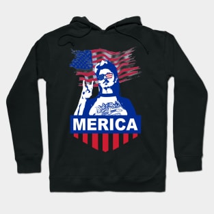 Merica Flag Men Women Gift Hoodie